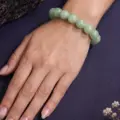 NATURAL GREEN AVENTURINE BRACELET (THE STONE OF OPPORTUNITY)