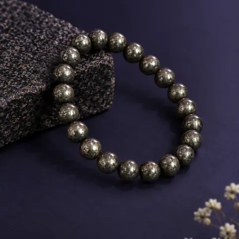 NATURAL PYRITE BRACELET (THE FOOL'S GOLD WEALTH MAGNET)